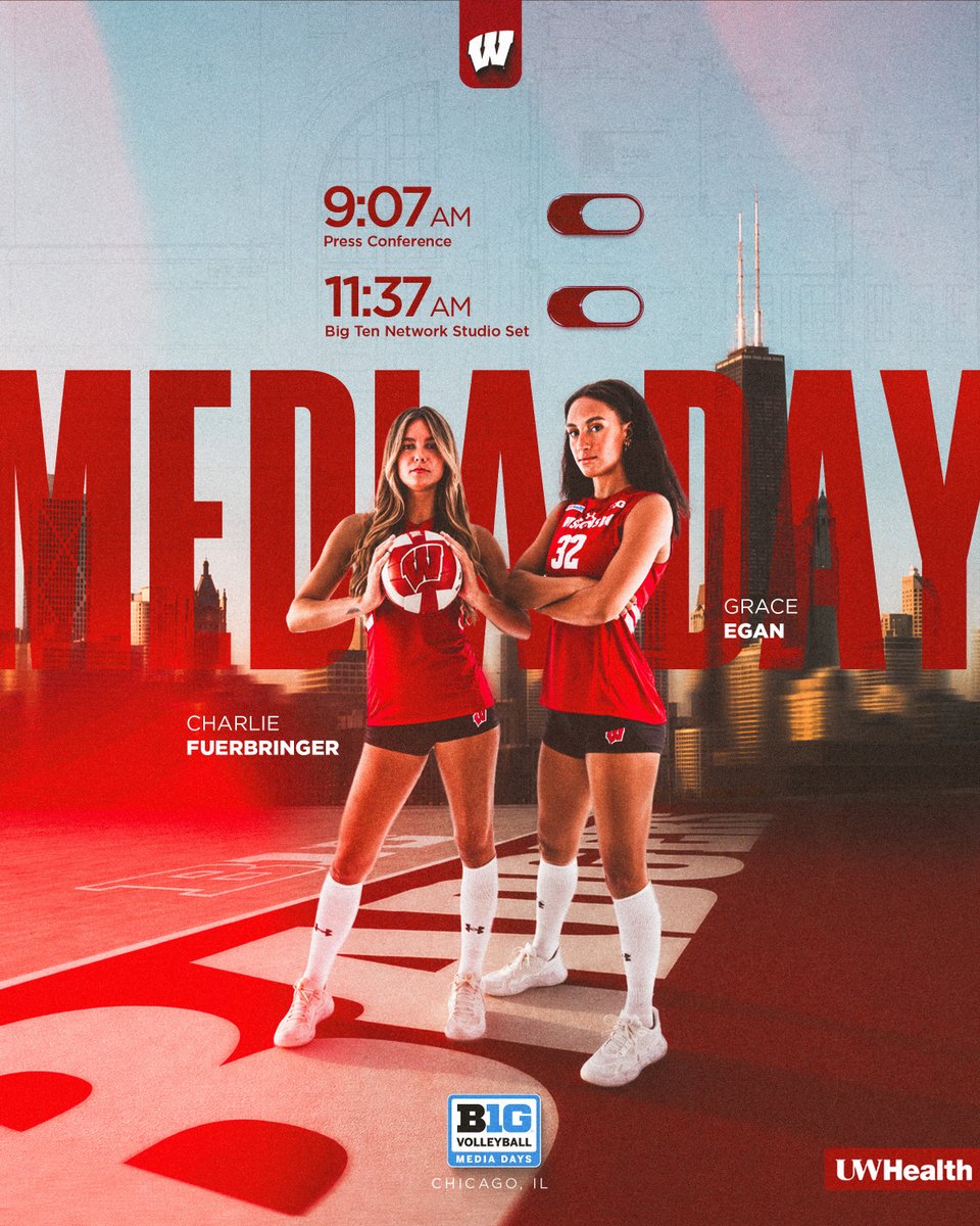Wisconsin Volleyball tweet media