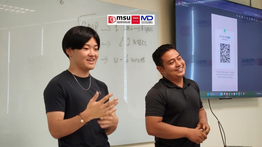 msumalaysiaFISE's tweet photo. Throwback ✨ Back to campus, back to memories! 📚💙 Our MSU Back to Campus program was filled with smiles, laughter & new beginnings. Welcome back, MSUrians! 🚀 #MSUMalaysia #BackToCampus #MSUFISE #MyPremierDigitalTech https://t.co/ptopEW3UQf