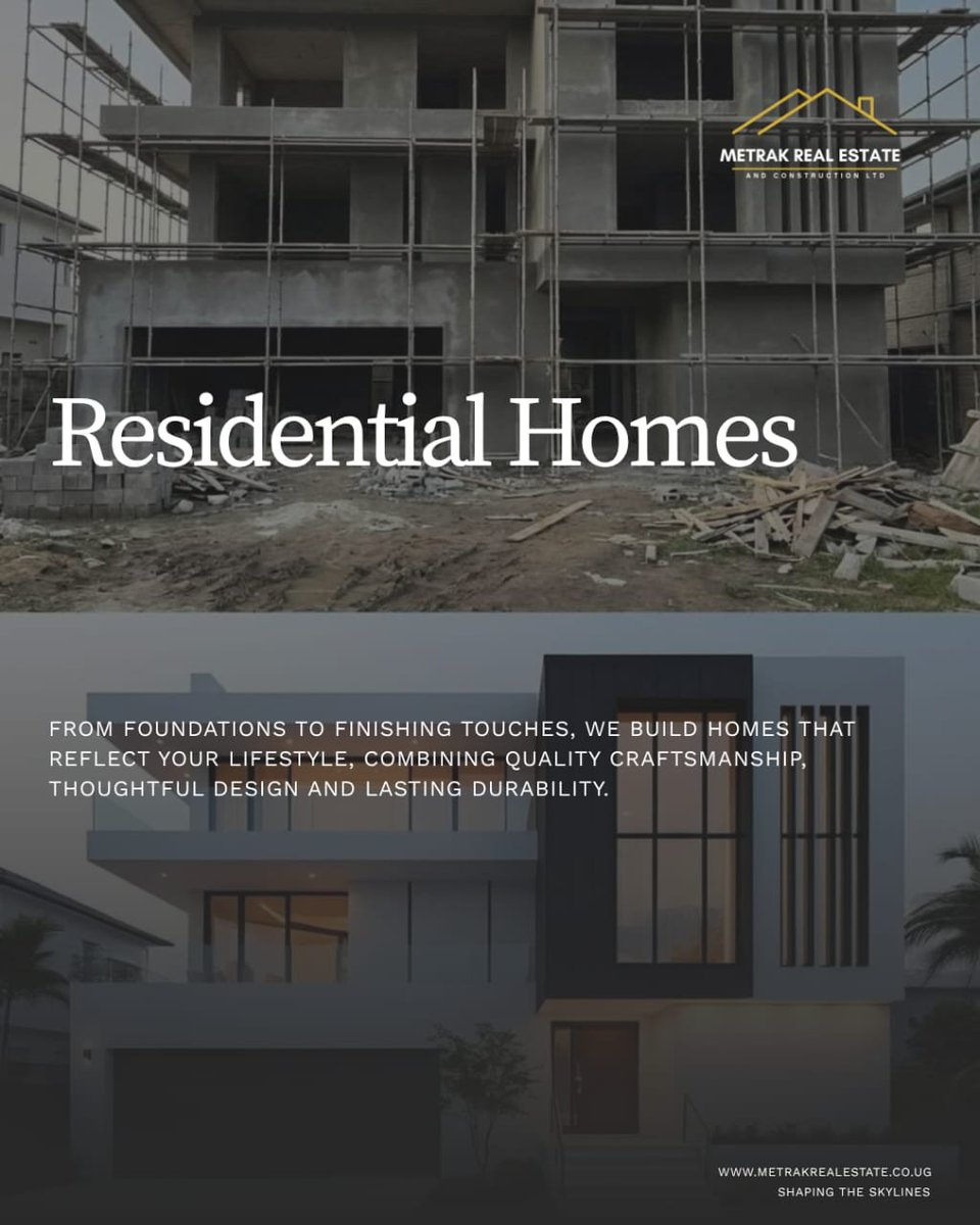 MetrakUG's tweet photo. A home is more than walls and a roof, it's where life's most important moments happen.

Let's build your dream home, together. https://t.co/Yadq3EB3FU