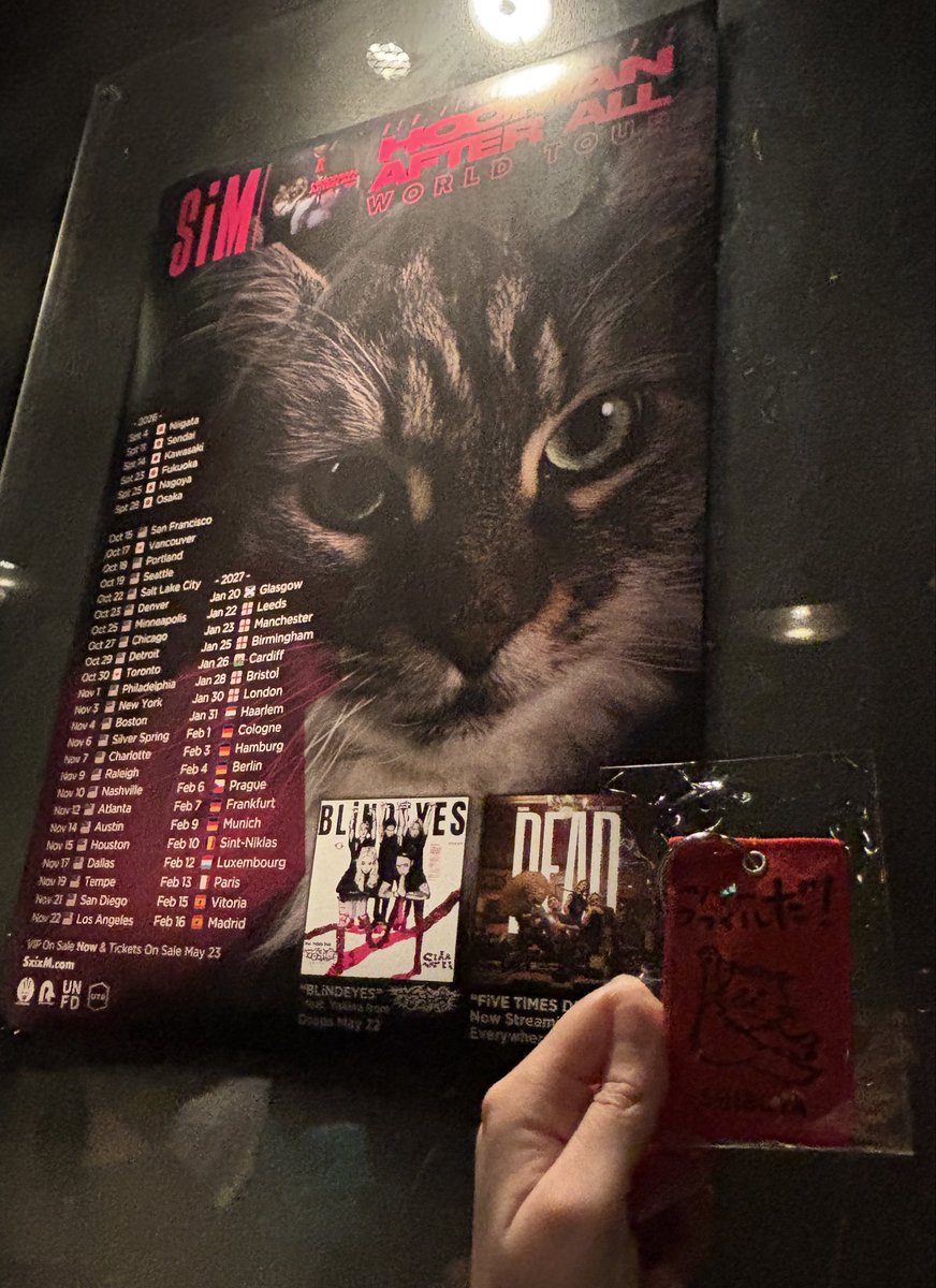 labradoruna's tweet photo. SiMのTHE EXPERiMENT TOUR 2026 at O-EASTに行ってきた！
セトリみんな良かった🥰✨✨
めっちゃ楽しかった🥰✨✨
フライトタグが終演後もあったからついに買えた😄！！
やったー嬉しい😊✨✨
#SiM #SiM7th https://t.co/NdRc1ZjfZJ