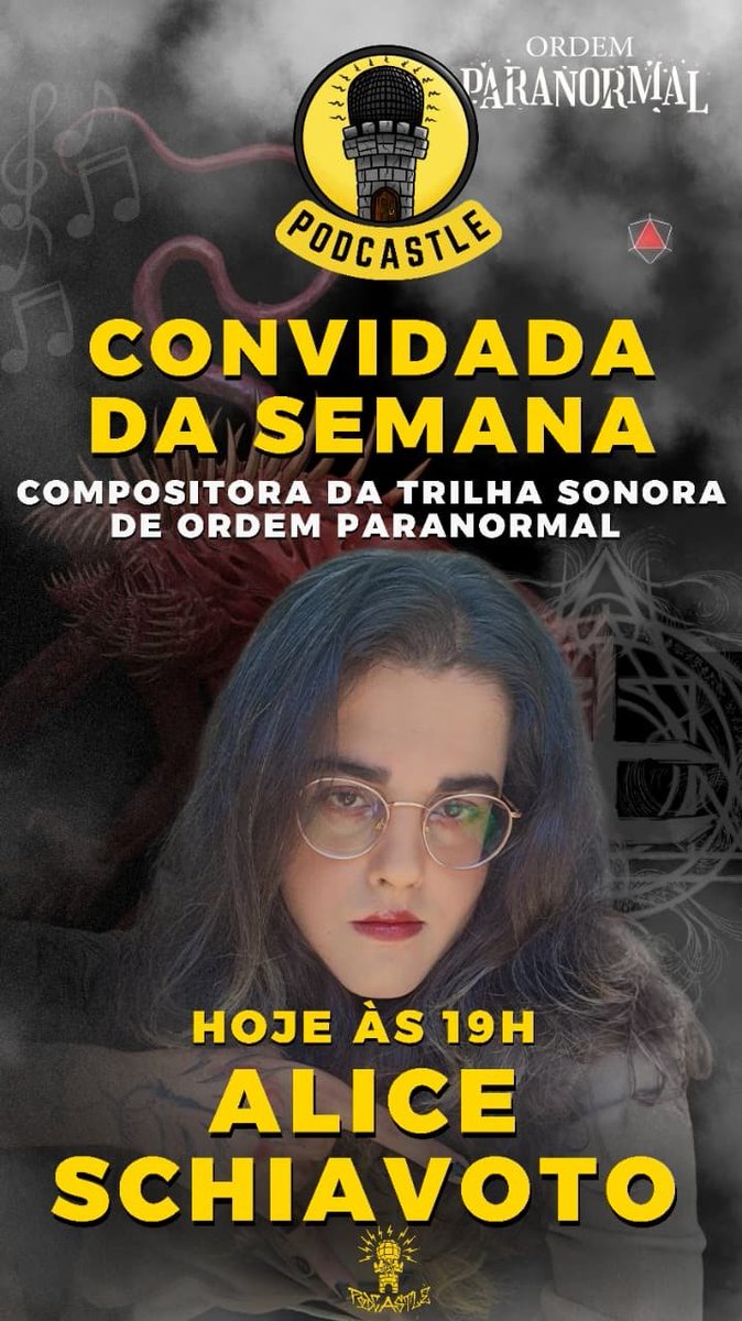aschiavoto's tweet photo. Pessoal, hoje vou participar do meu primeiro mesacast presencial e estou muito feliz!

Estarei ao vivo às 19h no canal do PODCASTLE, e eu adoraria ver todo mundo lá no chat ♥ https://t.co/Llj0LnPqKP