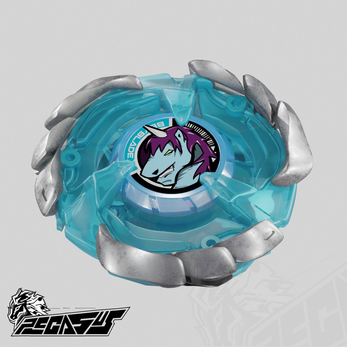 Pegasysjesko2's tweet photo. Unicorn Cosmos H
A UXE Balance Type with the ability to rotate it's mid blades to switch between barrage and attack modes.
Modelled and Designed by me
#beyblade #beybladex #3dmodelling #beybladecustom #ベイブレードX https://t.co/8jV9RKM5JC