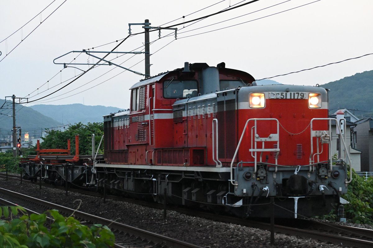 R11_Reika's tweet photo. 2026/7/29

万富で折り返す工臨が走りました
DD51 1179+チキ2B

工9786〜工9785 https://t.co/lvqAlybVl0