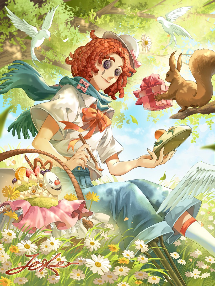 IdentityVJP's tweet photo. 8月4日は道化師＆泣きピエロ
ジョーカーのキャラの日 

愛する人が喜ぶなら
君の笑顔のために
道化を演じよう。

それが自分にとっての
幸せでもあるのだから。

#IdentityV
#第五人格
#第五キャラの日 https://t.co/MwLncWfQXd