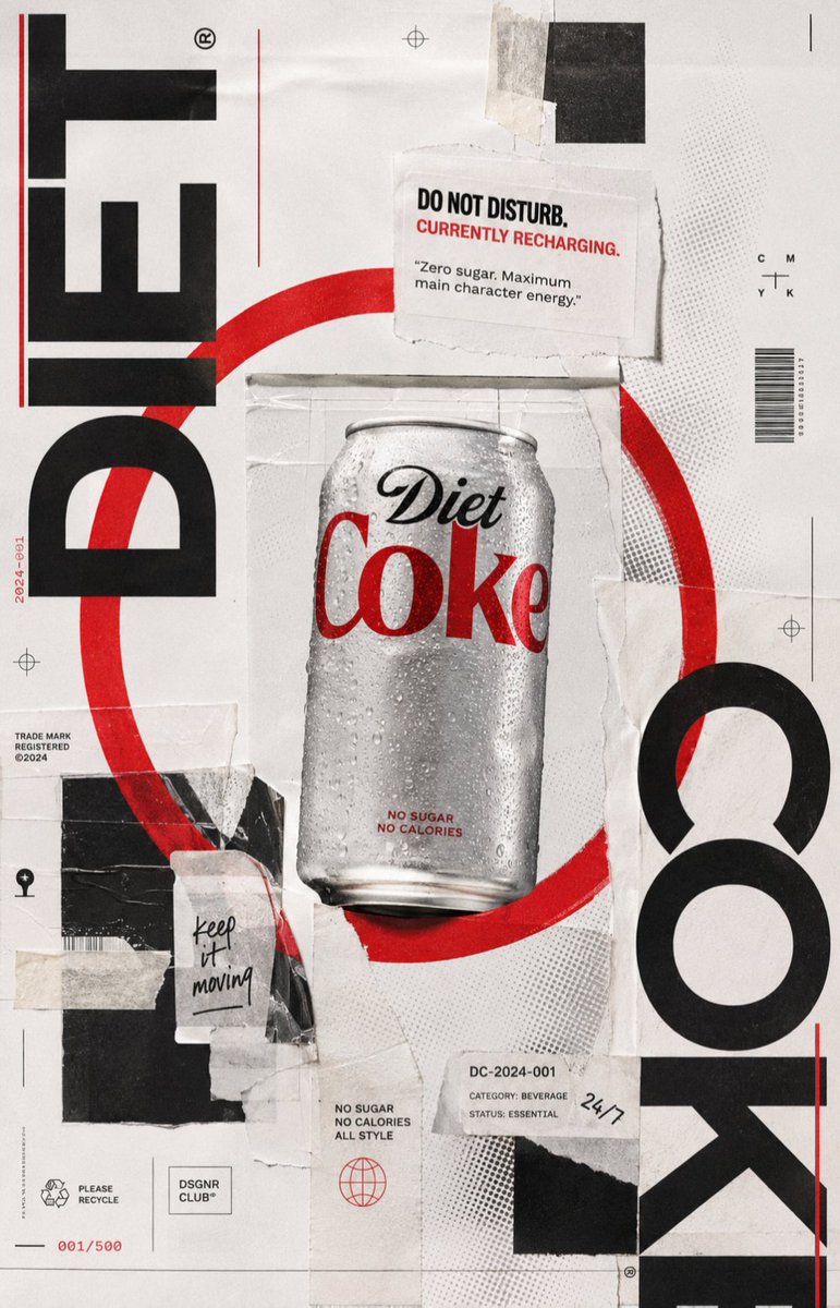 Elitedesigndrop's tweet photo. Not an ad. An idea.
#DietCoke #PosterDesign #CreativeDirection #GraphicDesign #Advertising https://t.co/WH3ttWWhvx