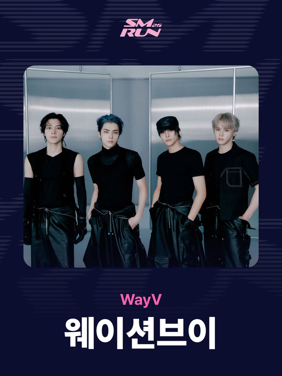 xiaojun_xdj's tweet photo. WayV is part of SMTOWN RUN CLUB 26  Special stage on 3 OCT 2026 https://t.co/BNi6kGgzji