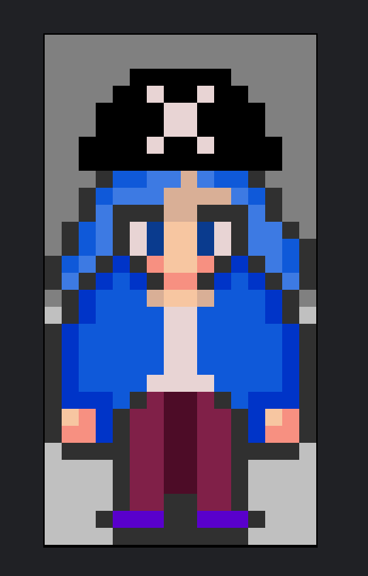 Heckranity's tweet photo. #pixelartㅤㅤㅤㅤ 

i've been trying to learn how to make jrpg style pixel art
i'm still pretty new to it but i'm pretty satisfied with these sprites https://t.co/eL9QQPYOkf