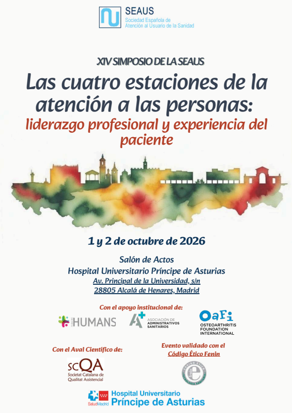 SCQA_'s tweet photo. 🤝 La SCQA avala científicament el XIV Simposi de la @SEAUS1
📅 1 i 2 d'octubre
📍 Alcalá de Henares
Una oportunitat per aprendre, compartir experiències i continuar avançant en la qualitat assistencial.
👏 Us hi esperem!
https://t.co/bk6gGqVusJ
#SCQA #SEAUS https://t.co/SgjFTroqmM