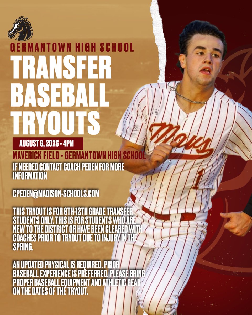 GM_BASEBALL's tweet photo. Attention! Updated information on transfer tryouts! https://t.co/LSpu3mHoWV
