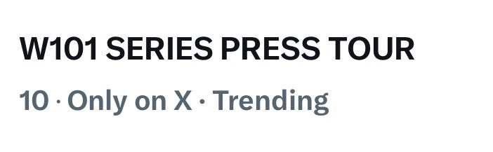 TrendForSeaKeen's tweet photo. 📈Trending Now

ไต่ขึ้นอีกแล้วค่ะทุกคนเก่งมาก!!! 

💥อันดับ 10 🔼 

W101 SERIES PRESS TOUR

#WEIRDO101SeriesLIVE https://t.co/ygwqR5A1R9