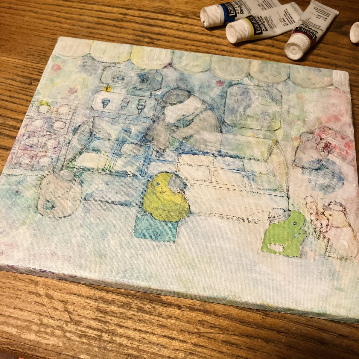 _hinaho_'s tweet photo. 🍨🎨 https://t.co/9QZpJHGhd0