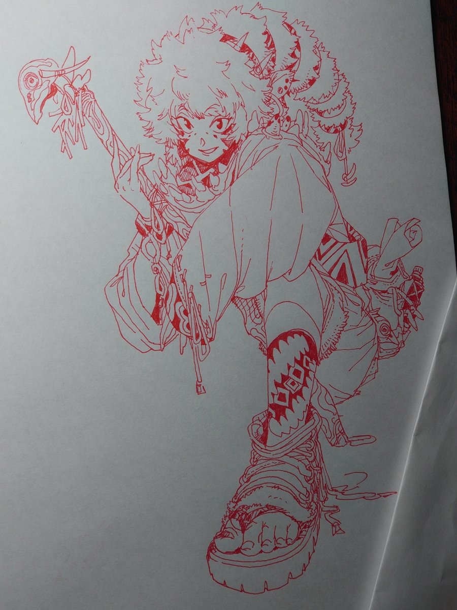 okinawanogori's tweet photo. 良いペン仕入れた、描くの楽しい。 https://t.co/3Vpw6MqA4o