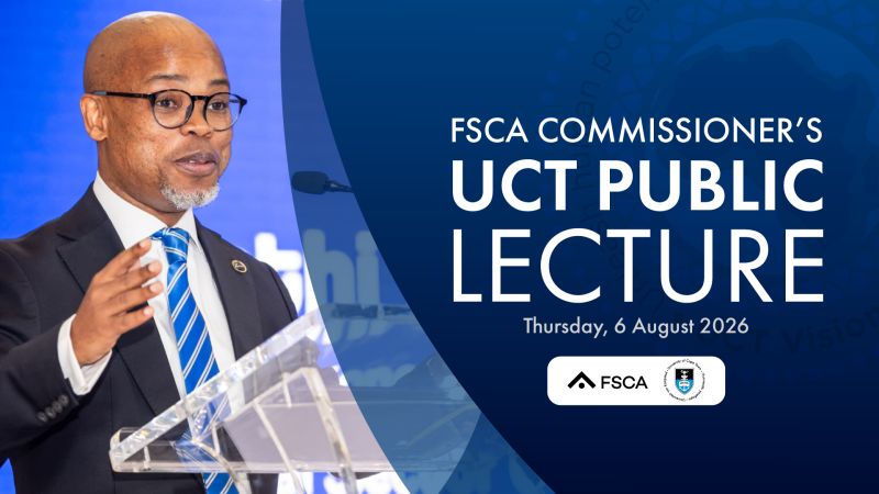 FIHub_UCT's tweet photo. @fscasouthafrica at UCT this Thurs evening.
Unathi Kamlana — FSCA Commissioner — on governing the invisible.
17h30 | 6 Aug | Sarah Baartman Hall
RSVP → https://t.co/yiKFsyJOeq
#FSCA #FinTech #FinancialRegulation #Hub #UCT https://t.co/3W0Ll5bUL8