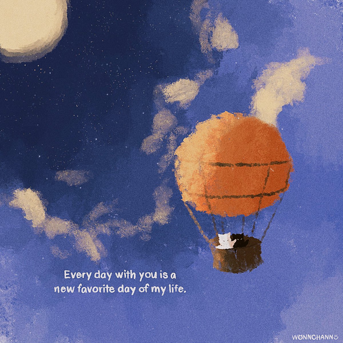 wonnchann's tweet photo. Everyday with you https://t.co/DU6DgzP4qB