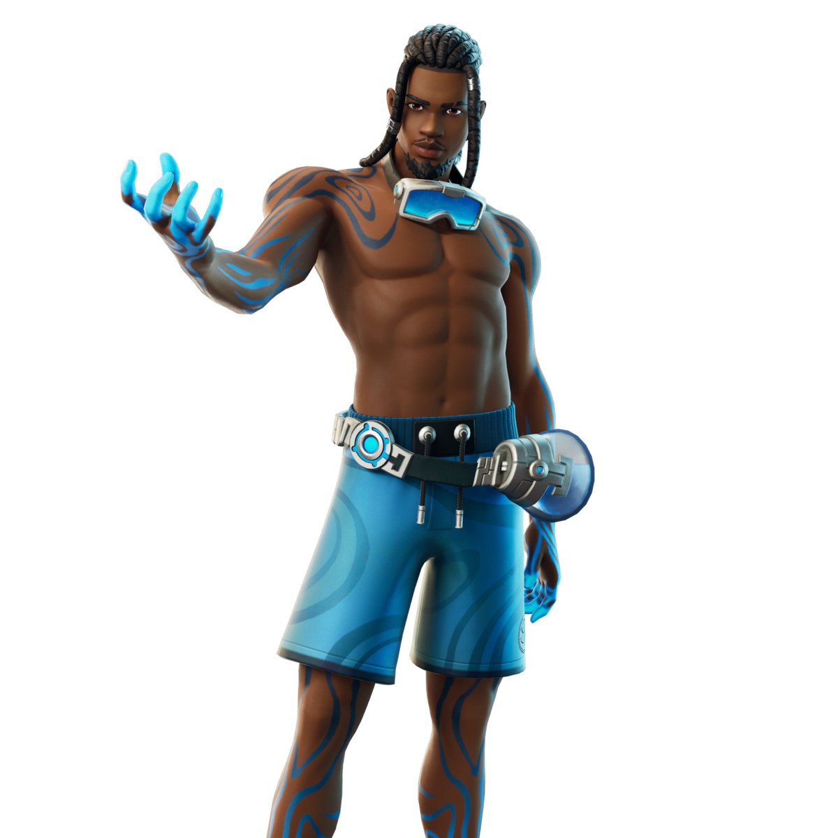 AstrothundrRose's tweet photo. Tidewalker Trace appreciation post 🌊
One of the only Black male originals with a summer skin 👀
#FortniteSkins https://t.co/Zu0fMFGEL1