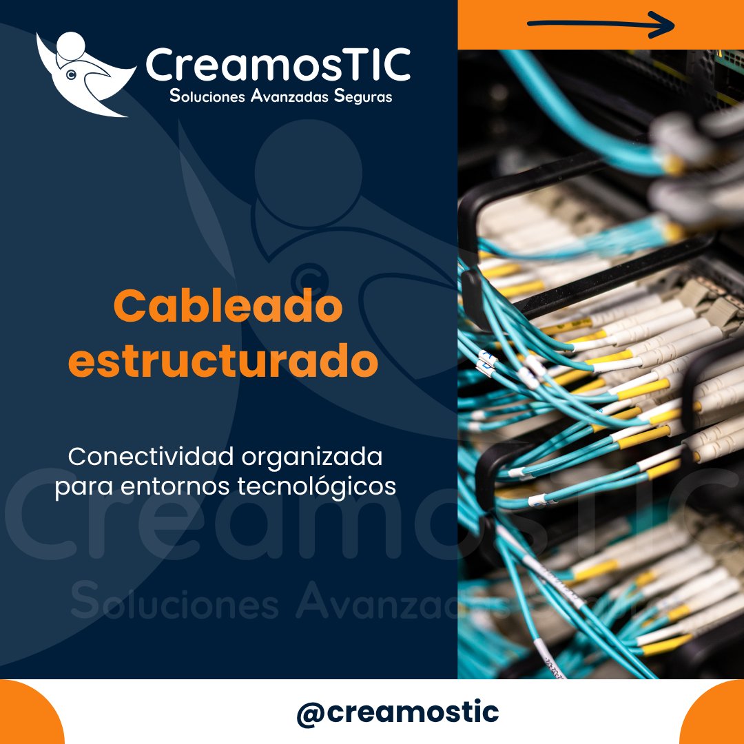 creamostic's tweet photo. 🔌 Una buena conectividad comienza con una infraestructura organizada.
🌐 Cableado estructurado para redes más estables, eficientes y preparadas para crecer.
🚀 Tecnología que fortalece la comunicación empresarial.
#CableadoEstructurado #InfraestructuraTI #Redes #Tecnologia https://t.co/pGHclpr6lw