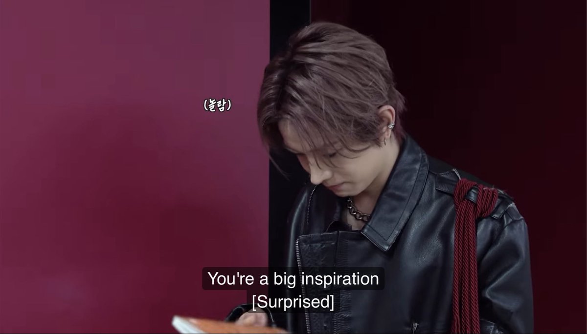 heeseungggiiee's tweet photo. “you’re a big inspiration” 

when you’re not only loved by fans but also respected and admired by the people working alongside you in the industry https://t.co/Wjyc2HSaze