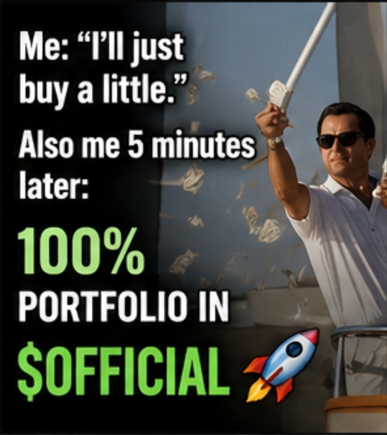 GORBAGIO's tweet photo. Full ported into $OFFICIAL as its the Official Official coin.

Ca: 8rWNVQoFyhWgKfBQGo1o7va5imP9rYT9jNroDqN4pump https://t.co/ZXEYw0FcX1