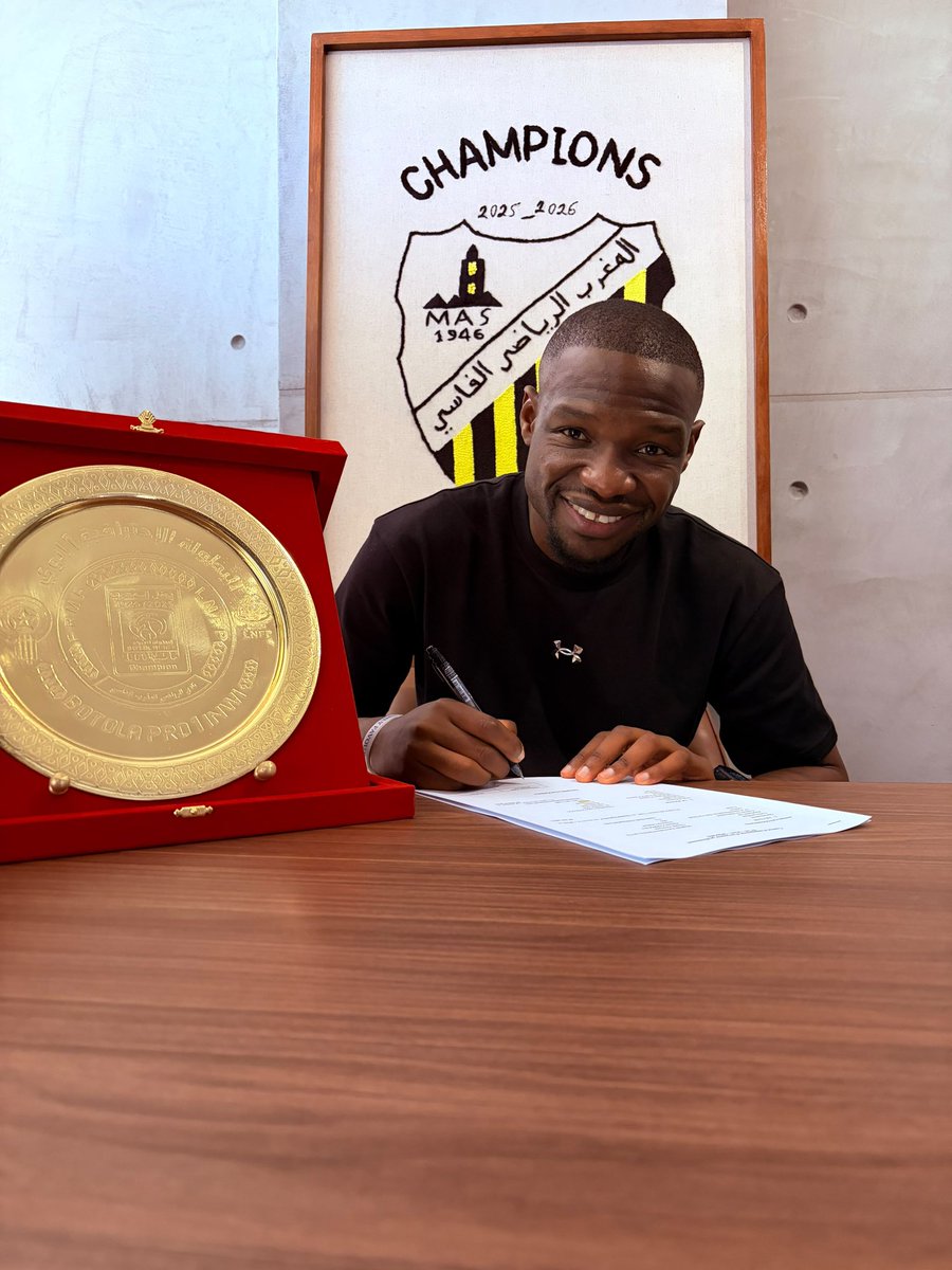superjourno's tweet photo. ✅ 𝐃𝐎𝐍𝐄 𝐃𝐄𝐀𝐋 

Tshegofatso Mabasa has signed for MAS Fes in Morocco and will play CAF football. 

#sabcsport411 https://t.co/TQ01F4ibrS