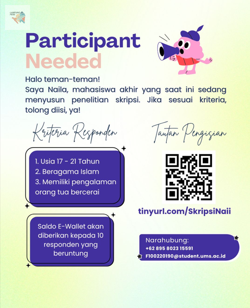 lampungbase's tweet photo. geh! Halo warga X! 🌻
Bantu isi kuesioner skripsi aku ya 🎓
​Kriteria:
🔹Usia 17-21 &amp; Agama Islam
🔹Ortu bercerai/berpisah
⏱️10-15 mnt | 🔒Anonim

​Kindly RT if u don't meet requirements! Tysm 🫶 https://t.co/7bmRrFfTQU