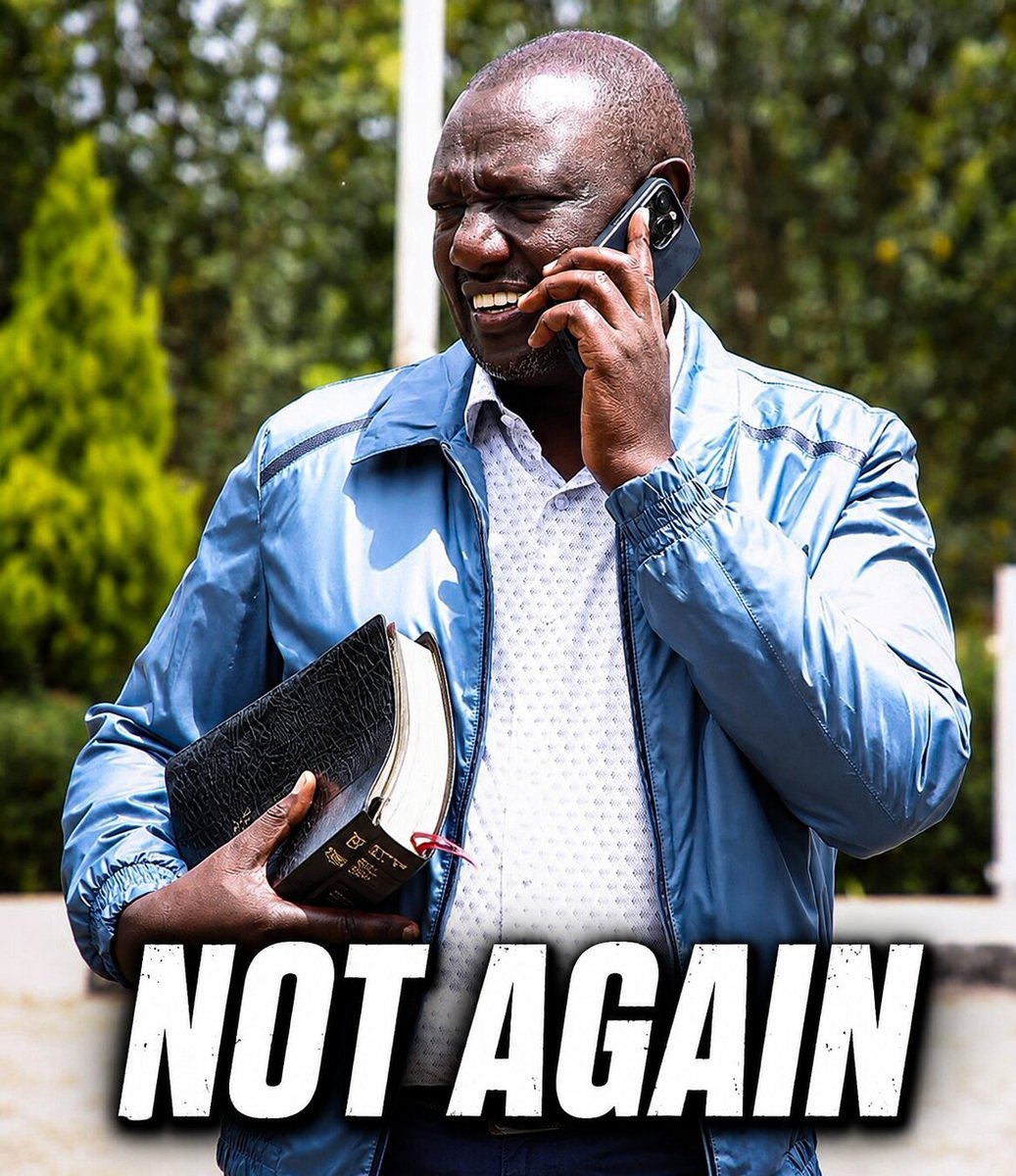 sholard_mancity's tweet photo. Ruto just tried the 2022 playbook again:

​“There is no difference between our Constitution and the Bible… Matthew talks about affordable housing.”  🚨

​Classic political gaslighting.
​He used the Bible to win power in 2022. Now he’s using it to justify forced levies etc for 2027.

​If the Bible is your guide, let’s read ALL of it:
​- Exodus 21:16 – Condemns abductions
- Proverbs 6:16-17 – Condemns shedding innocent blood
- Proverbs 12:22 – Condemns lying lips
- Matthew 23:27 – Condemns hypocrisy

​You can’t cherry-pick Matthew 25 for taxes while ignoring the rest.

​The Bible is not a campaign strategy. We see the script, and we’re not falling for it twice.

​Fool me once…
​I hope we aren't falling for it .