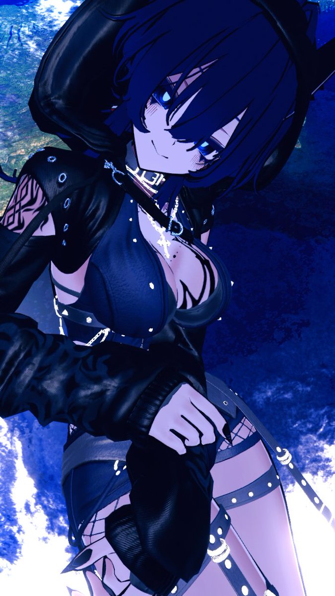 PotetoRaion's tweet photo. SIUSIUちゃん初改変たのしかったよ～！👾💙
#SiuSiu3D #SAV_AGE #DeadEndB https://t.co/fxZsMvUqOl
