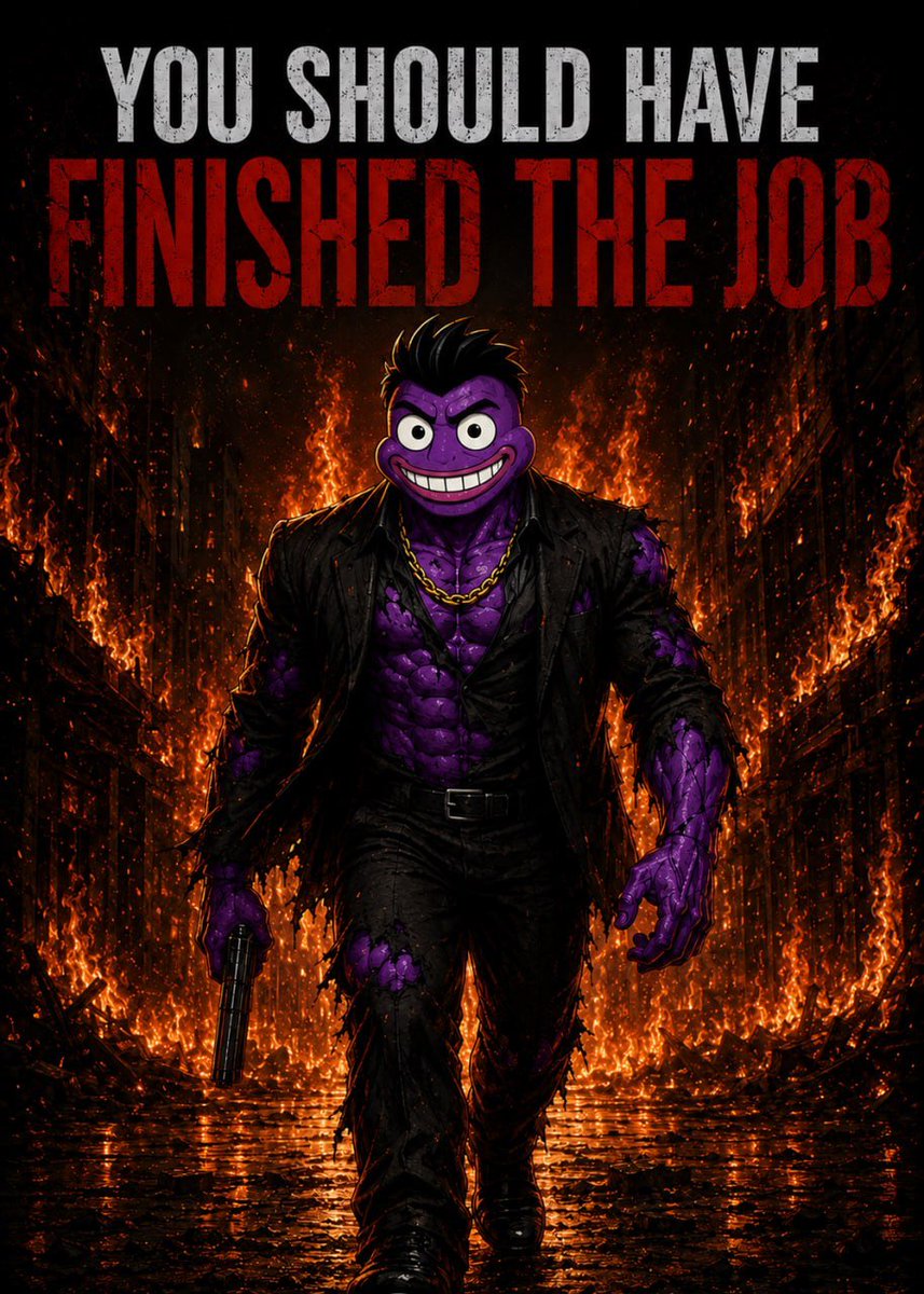PUGGCommunity's tweet photo. They tried to dip us, but we survived the flames. 🔥😈You should've finished the job, fudders — $PUGG is back for revenge. 🚀🟣 https://t.co/Pf4WzFOzJD