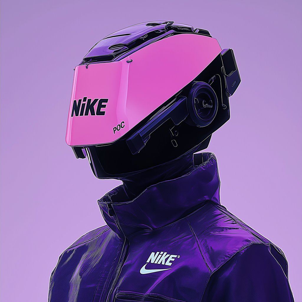 EnmaDrip's tweet photo. Chrome dreams in violet light. #3DArt #Cyberpunk https://t.co/t1AqaTb2x0