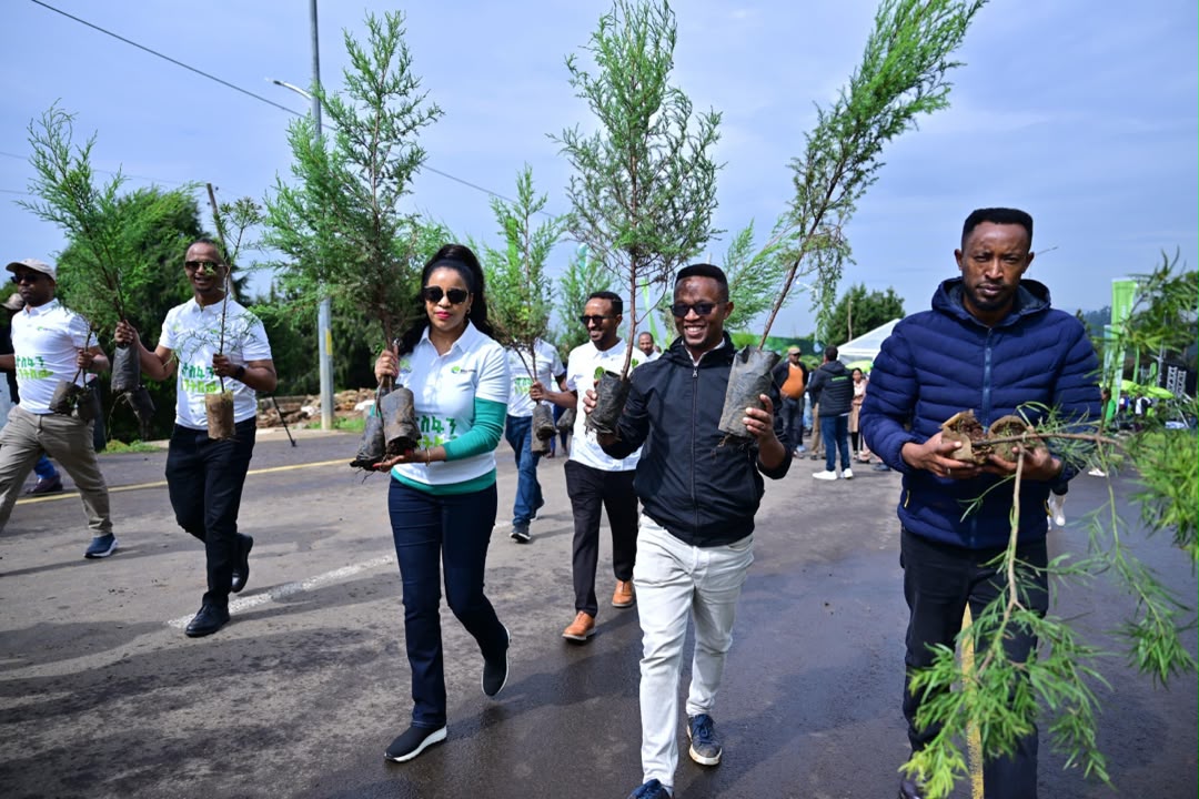 ethiotelecom's tweet photo. Ethio telecom officially launches its 8th Round Seedling Planting Program! https://t.co/JJhN8oLEex
