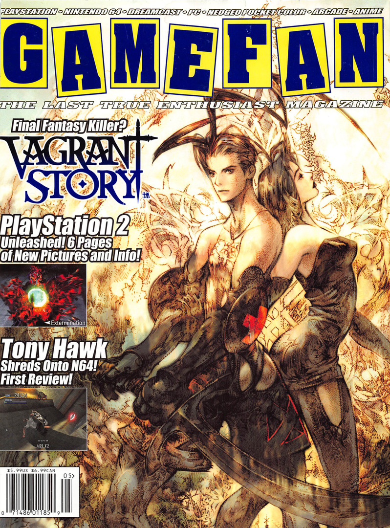 PlayStationPark's tweet photo. GameFan #81, May 2000 - 'Vagrant Story' cover. https://t.co/kXWcVWQkNq