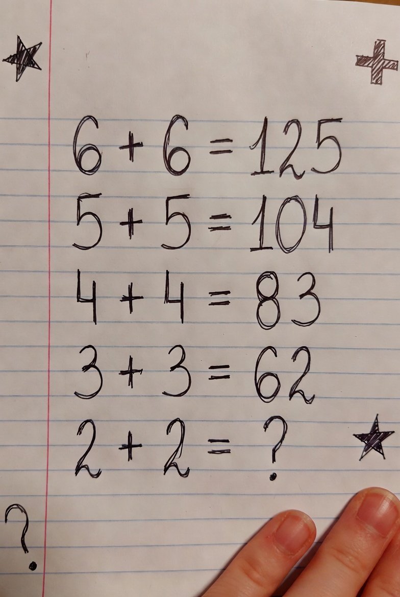 MathChallenge0's tweet photo. Only a genius can find the pattern in 10 seconds 

Can you?🤔 https://t.co/Byk1sS7Sjc