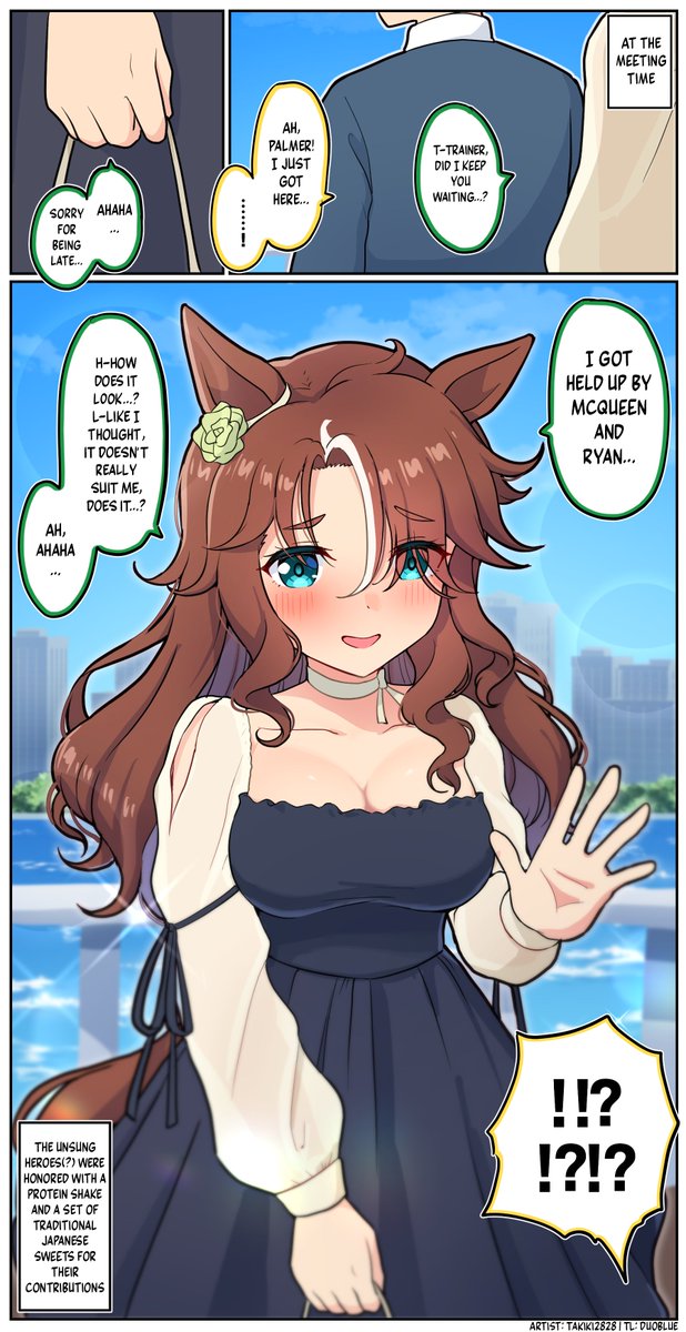 duoblues2's tweet photo. Mejiro Palmer's Birthday
Artist: Takiki2828
#ウマ娘 #ウマ娘英訳 #Umamusume #UmaTranslations https://t.co/7hiSq7XUof