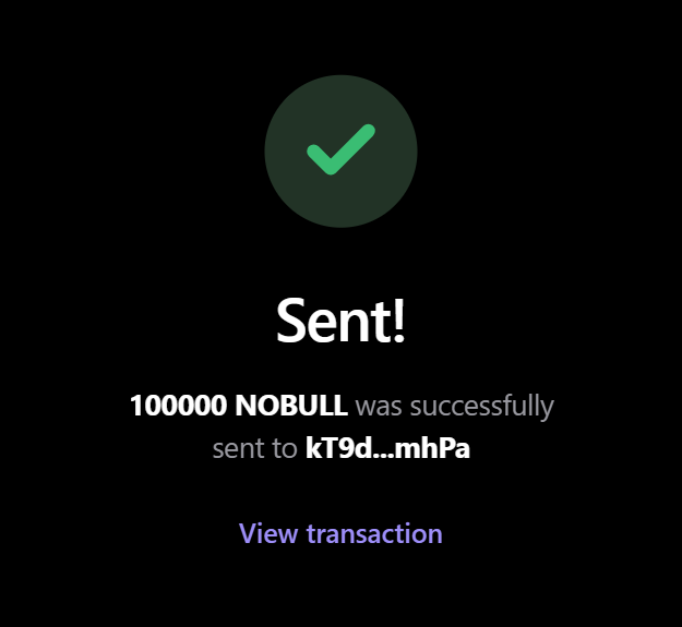 BlindBullNoBull's tweet photo. Claim $100,000 - $NOBULL Airdrop 🎁 

$NOBULL will list on $Solana in 24 hours ⏰ 

1⃣ Like + RT pinned post 📌 
2⃣ Drop $SOL address + ♻️ 

Every wallet get 135,000 $NOBULL 🪂 https://t.co/FYu1XpVPtr