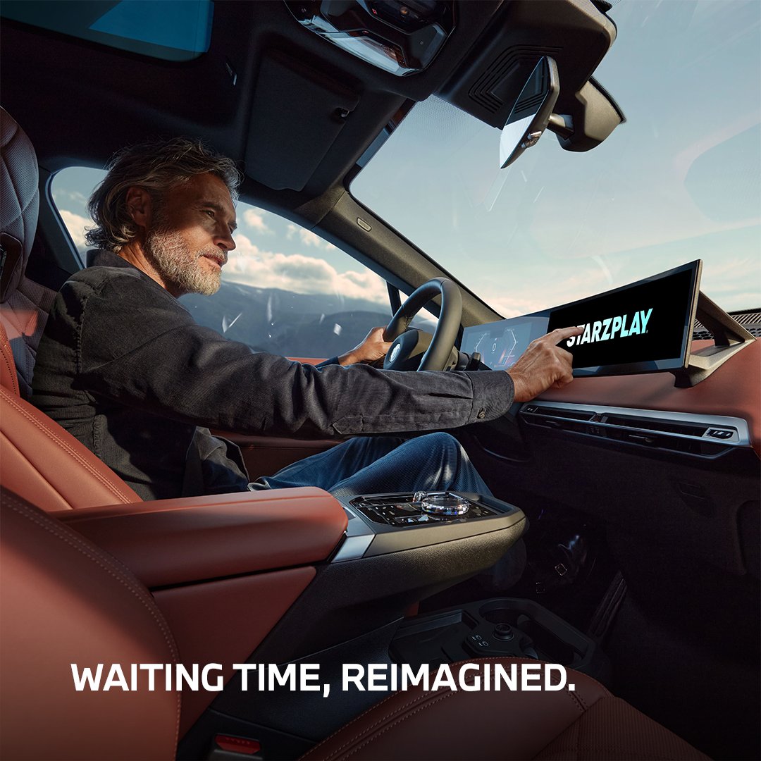 BMWMiddleEast's tweet photo. Whether you are charging, waiting to pick up a friend, or taking a moment for yourself, STARZPLAY brings your favorite movies and series directly to your display via the “Video & TV” app.
Simply park, sit back, and press play. ▶️
#BMWMiddleEast #BMW #STARZPLAY https://t.co/Z1IYLmZ0Xp
