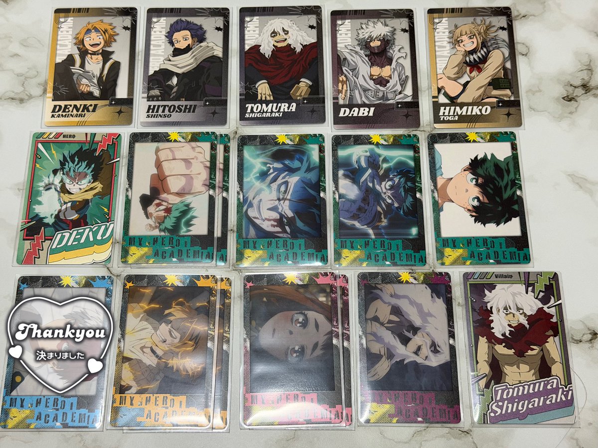 95jl5's tweet photo. 僕のヒーローアカデミア ヒロアカ 
スナップマイド8 スナマイ 交換

譲: 緑谷、上鳴、麗日、心操、死柄木、荼毘、トガ
求: 同異種 爆豪 ( 画像2枚目 ♡優先 )

郵送での交換 または 豊川~岡崎付近にて手渡し
条件合う方居ましたらお気軽にお声掛け下さい💬 https://t.co/lezt4Ephqw