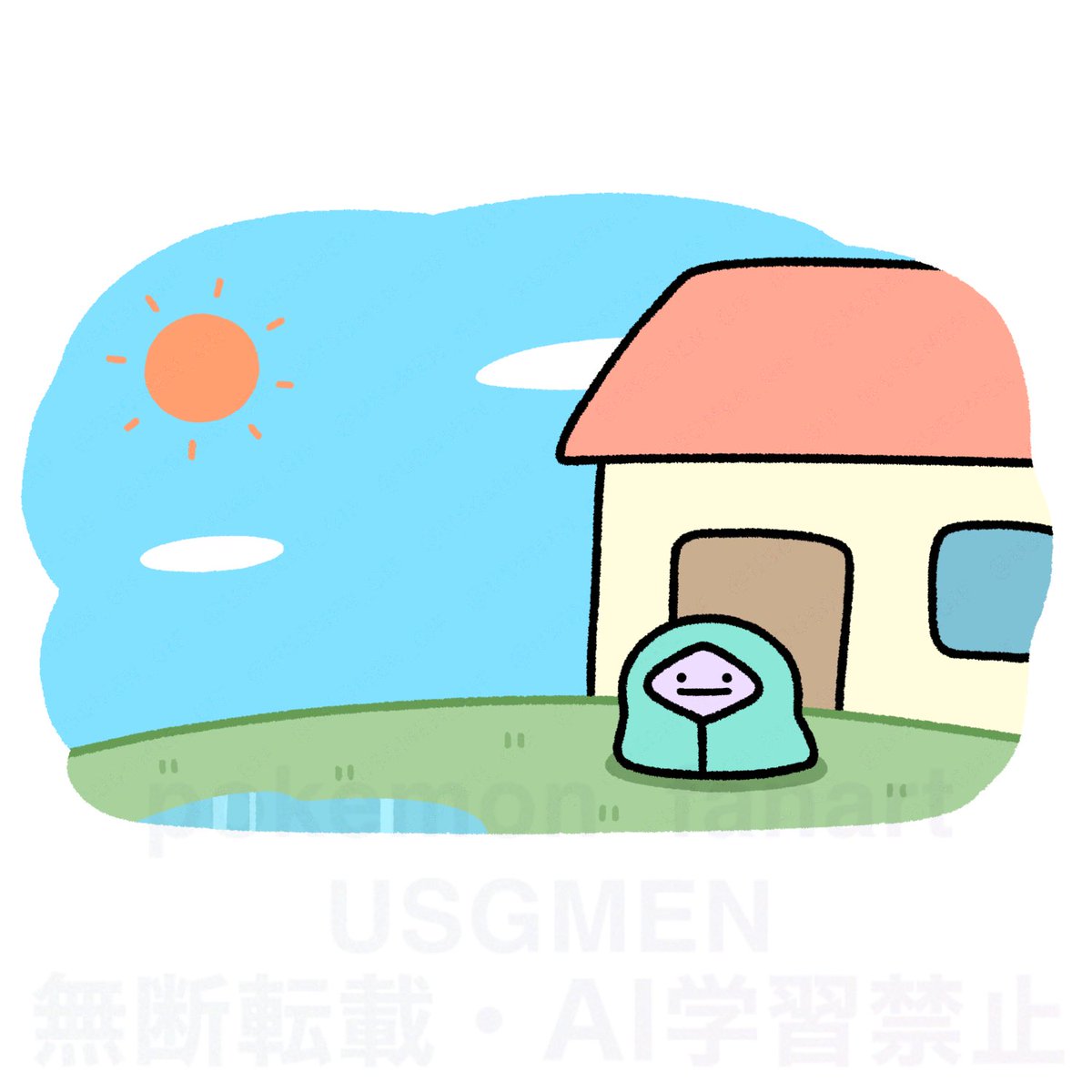 USGMEN_GIF's tweet photo. 外に出たら晴れちゃったメタモン https://t.co/1Yxg8IADok