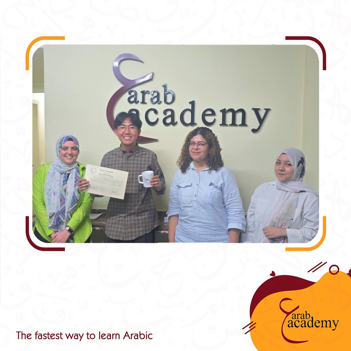 arabacademy's tweet photo. 𝑮𝒐𝒐𝒅 𝑩𝒚𝒆 𝗦𝗲𝘂𝗻𝗴 𝗠𝗶𝗻 𝗕𝗮𝗶𝗸 𝗞𝗮𝗻𝗴 👋 .. we hope to see you soon in Cairo.. ❤️
Learn more : https://t.co/kO2cIZJDO7
.
.
.
#learning #arabiclanguage #egypt #learn #arab #ArabAcademy #LearnArabicOnline #ArabCulture #Arabic #LearnArabic #havefun https://t.co/eq8MWSyKaS