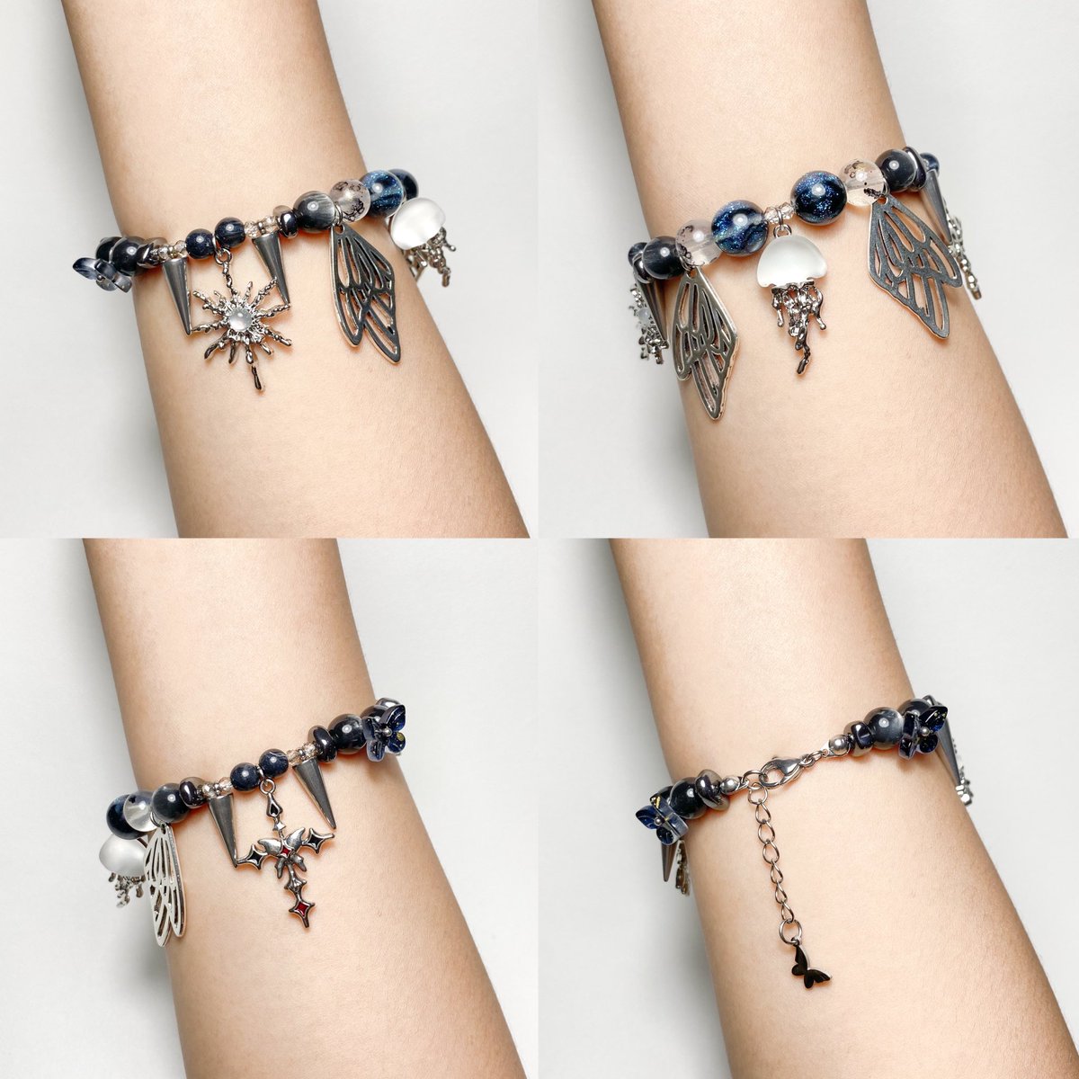 keepcold_club's tweet photo. Customized Pieces 🦋‧₊˚εїз

อีกหนึ่งงานคัสตอมจากกลางปี25 เป็นสร้อยข้อมือ และพวงกุญแจยาวที่เข้าเซ็ตกัน ธีมสีเงิน ดำ น้ำเงิน ดูลึกลับและเมจิก🪄

⟡ Not for Sale ⟡ Do Not Copy ⟡

ส่วนปีนี้ คาดว่าจะเปิดรับงานคัสตอมช่วงกลางเดือนกันยานะคะ ตั้งตารอกันได้เลยย~ https://t.co/uehQFUjXMZ