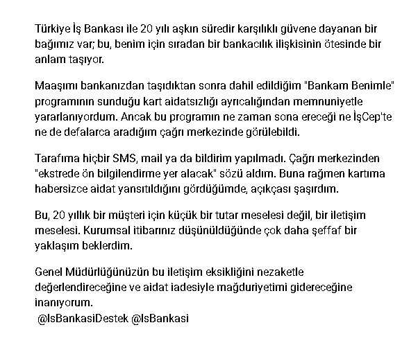 FaikErsoy's tweet photo. Türkiye İş Bankası ile 20 yılı aşkın süredir karşılıklı güvene dayanan bir bağımız var; bu, benim için sıradan bir bankacılık ilişkisinin ötesinde bir anlam taşıyor. https://t.co/g4ZjqjioXo