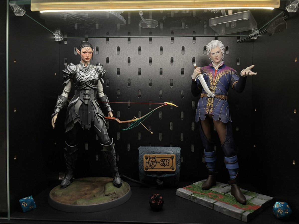 Melfina_93's tweet photo. As part of the Baldur's Gate 3 launch celebration, I've recreated my Tav! 😊

I created her by modifying a Minthara figure from Bulkamancer.

Now she can be with Astarion and the rest of the party 😁

#3DPrint #BaldursGate3 #BG3 #Tav https://t.co/RZIFFywYBT