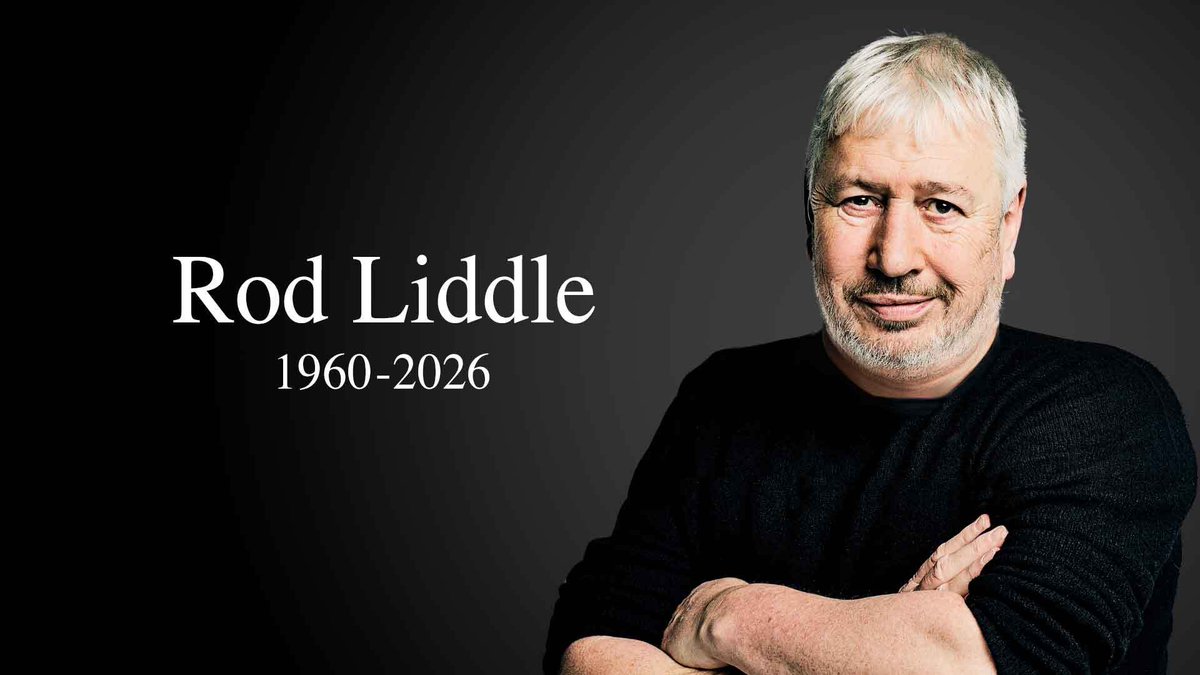 TimesRadio's tweet photo. Our much-loved colleague Rod Liddle has died at the age of 66.

Rod presented every Saturday morning on Times Radio from January 2025, as well as being a columnist on The Sunday Times and The Sun.

He will be greatly missed. https://t.co/rC0IYp4DEk