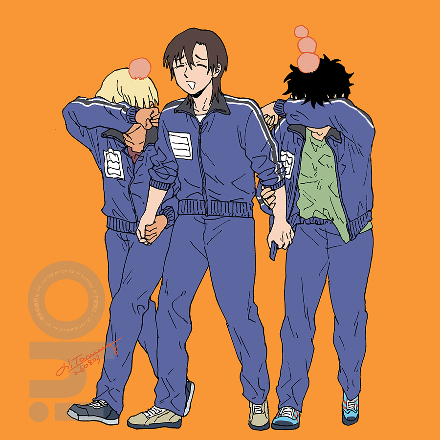 ohtomi's tweet photo. 警学　全員すごくノリがいい
（こっぴどく叱られたという設定） https://t.co/vu5AD8pD6H