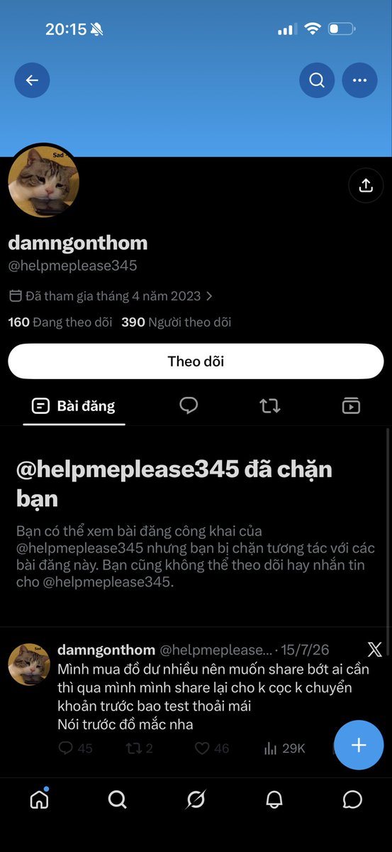armpitsyc's tweet photo. Bạn minh moi bi thang nay lừa moi nguoi cẩn thận nha 🙏🙏 https://t.co/TJC61OItXZ
