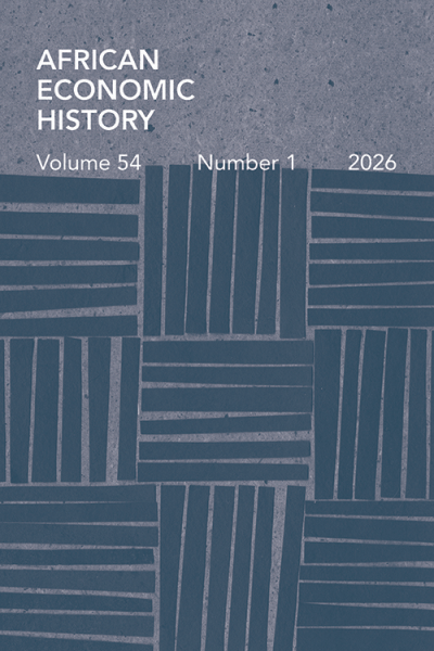 araujohistorian's tweet photo. READ AND SHARE: The new OPEN ACCESS of @AfricanEconHist  Volume 54, Number 1, 2026 is live with articles in English and Portuguese with articles by @CAlfagali, Teferi Mekonnen Bekele, Husseina Dinani, Manuel J. Manu-Osafo and three book reviews https://t.co/wfbCXnQjZH https://t.co/P73MoisijW
