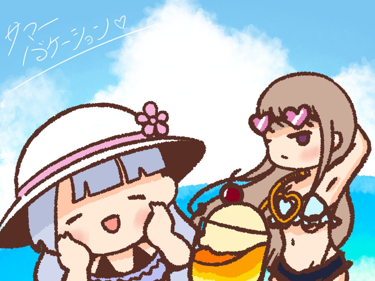 Ginnotsuki_pro's tweet photo. ばけーしょん！
 #つくよみちゃん https://t.co/BtlRYVFR2O