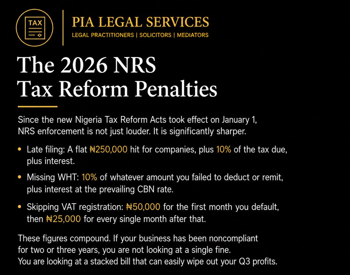 PIALegal_'s tweet photo. Compliance isn’t expensive. Non-compliance is.

Every business decision has a legal cost, whether you pay for compliance today or the consequences tomorrow.

📩 info@pialegalservices.org
🌐 https://t.co/UPaGqHYtzV

Law. Structure. Protection. https://t.co/2rfpzQWi5r