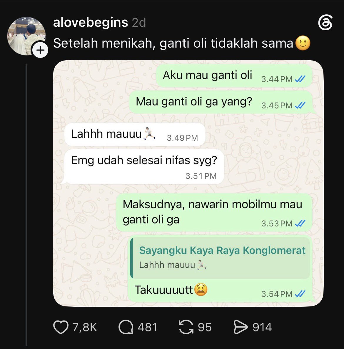xenamadera's tweet photo. hari ini yg lewat banyakan perkara ganti oli https://t.co/d6vrlRMOXE