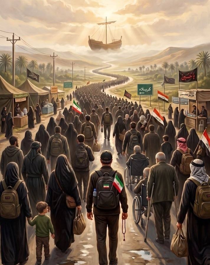 somaye_m1359's tweet photo. پیاده‌روی اربعین، سفرِ «دل» است به سوی «نور».
#یا_لثارات_الحسین
#عاشقان_حسین https://t.co/v1ZZcRUv7f