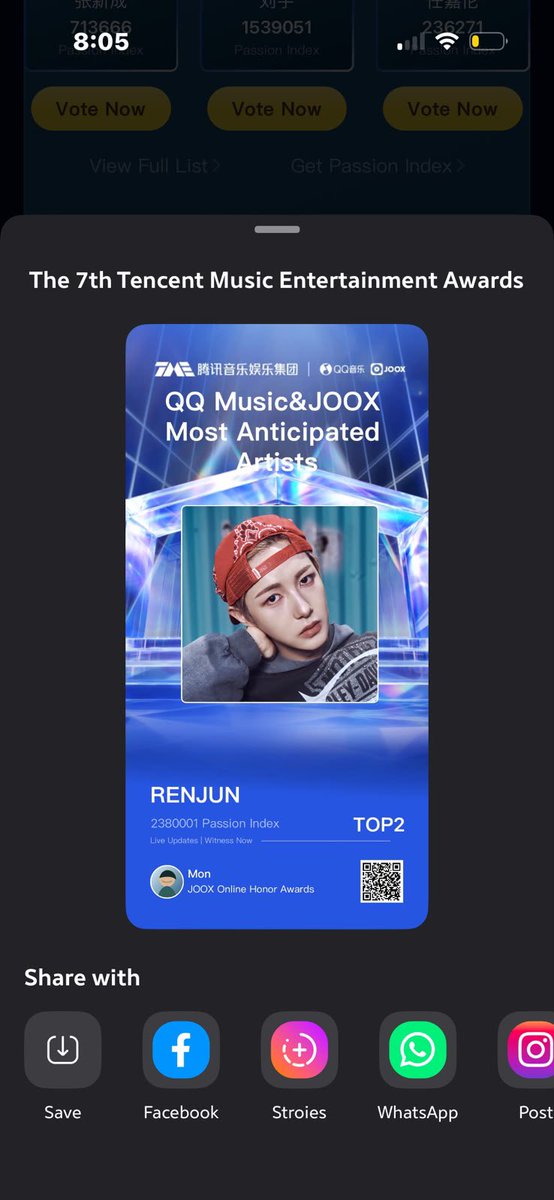 hcrjside's tweet photo. hello! 

we have decided to use the remaining donation from this project (a total of Rp 1.800.000) to vote for Renjun in TMEA. a total of 10.040 passion points have been used to vote for Renjun 💛 https://t.co/SnDQr5NzXL