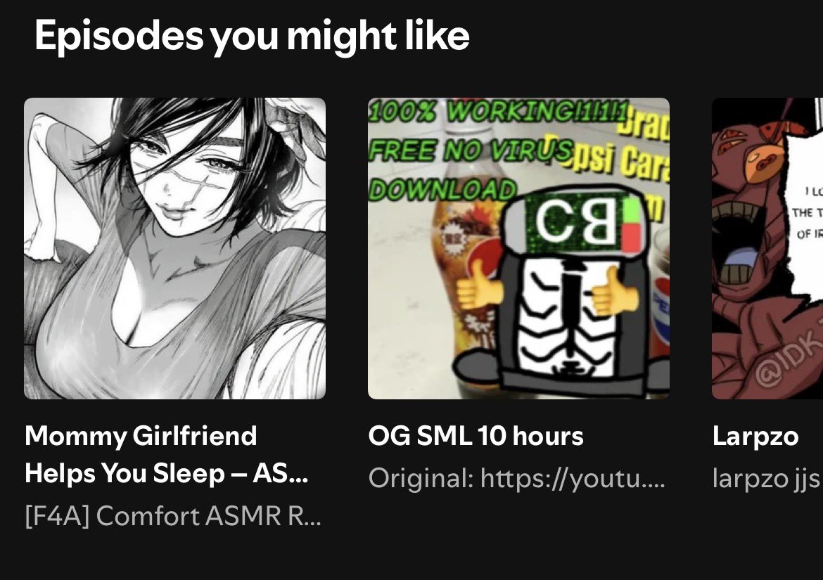 kaizit29's tweet photo. Spotify must have lost its damn mind https://t.co/g23HXurJBT